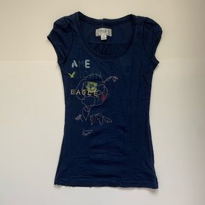 American Eagle dark blue t-shirt